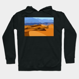 Sand dunes and mountians Hoodie